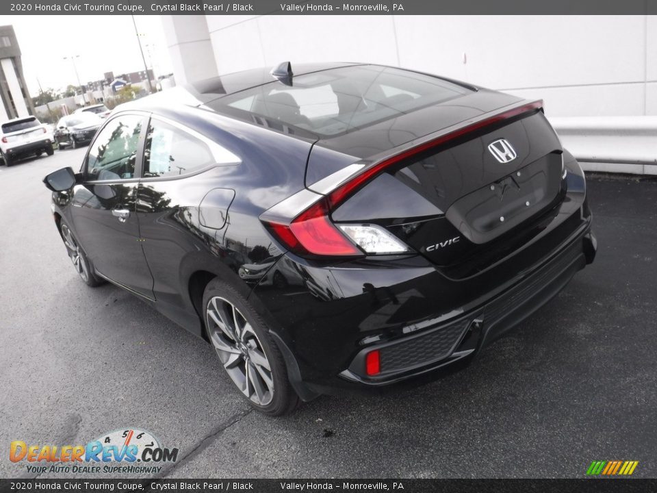 2020 Honda Civic Touring Coupe Crystal Black Pearl / Black Photo #10