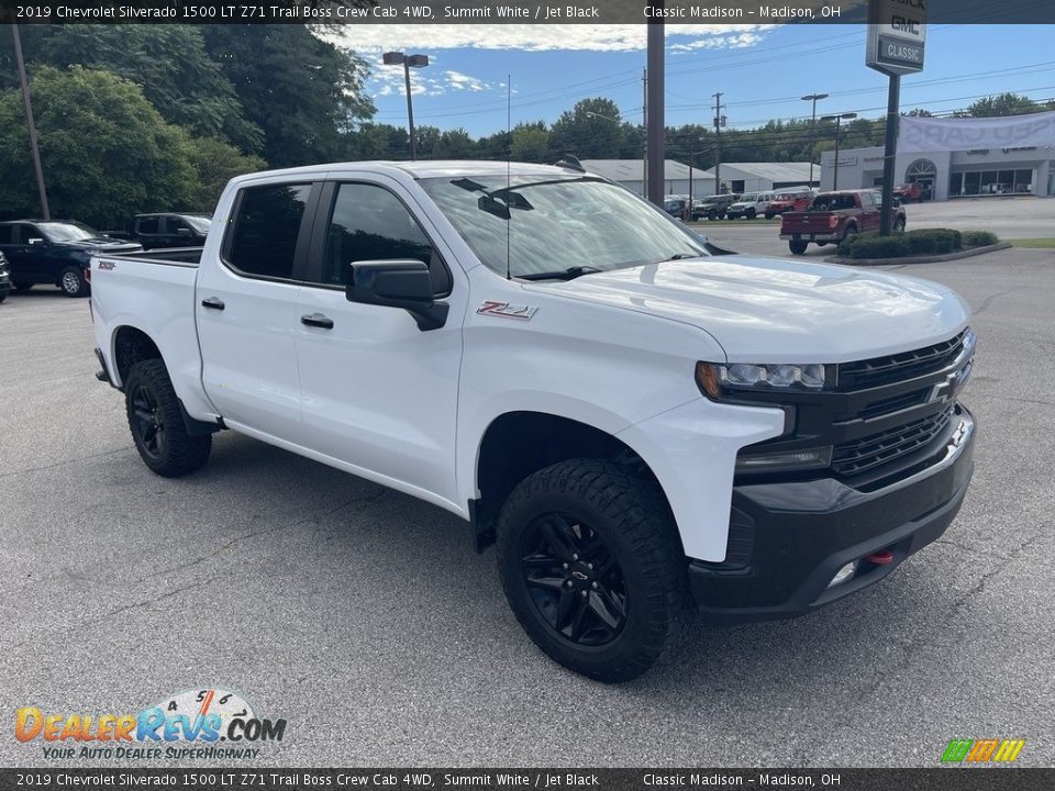 2019 Chevrolet Silverado 1500 LT Z71 Trail Boss Crew Cab 4WD Summit White / Jet Black Photo #4