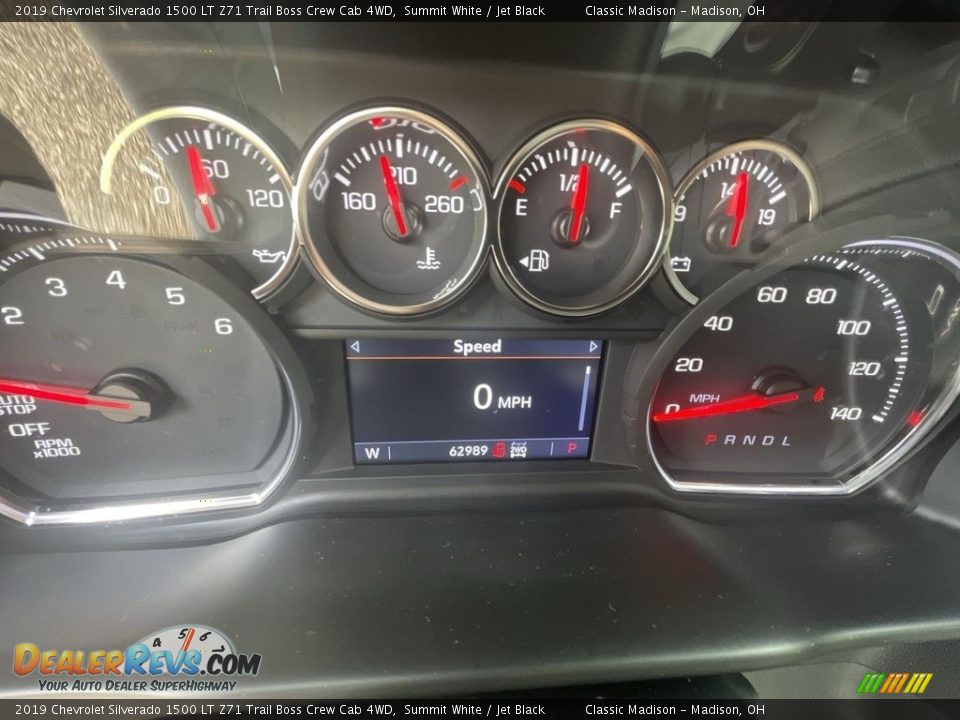 2019 Chevrolet Silverado 1500 LT Z71 Trail Boss Crew Cab 4WD Summit White / Jet Black Photo #10