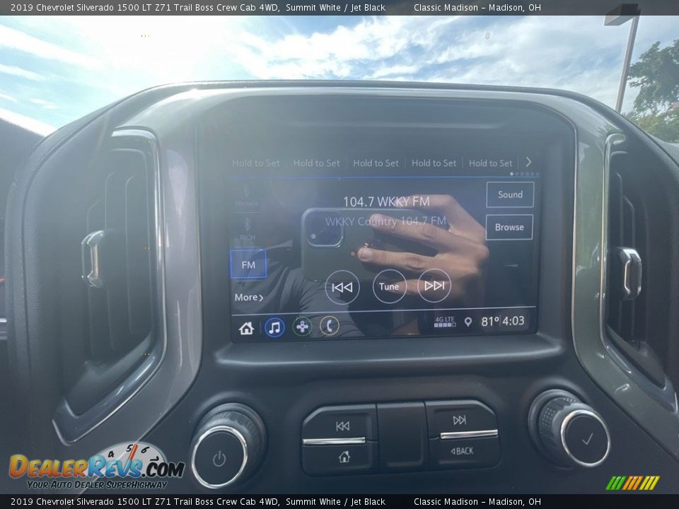 2019 Chevrolet Silverado 1500 LT Z71 Trail Boss Crew Cab 4WD Summit White / Jet Black Photo #11