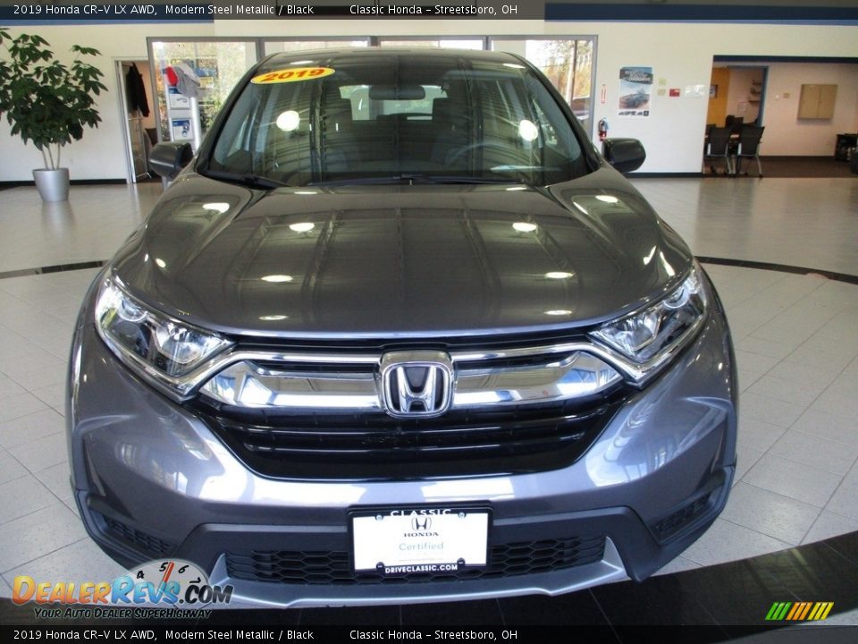 2019 Honda CR-V LX AWD Modern Steel Metallic / Black Photo #2