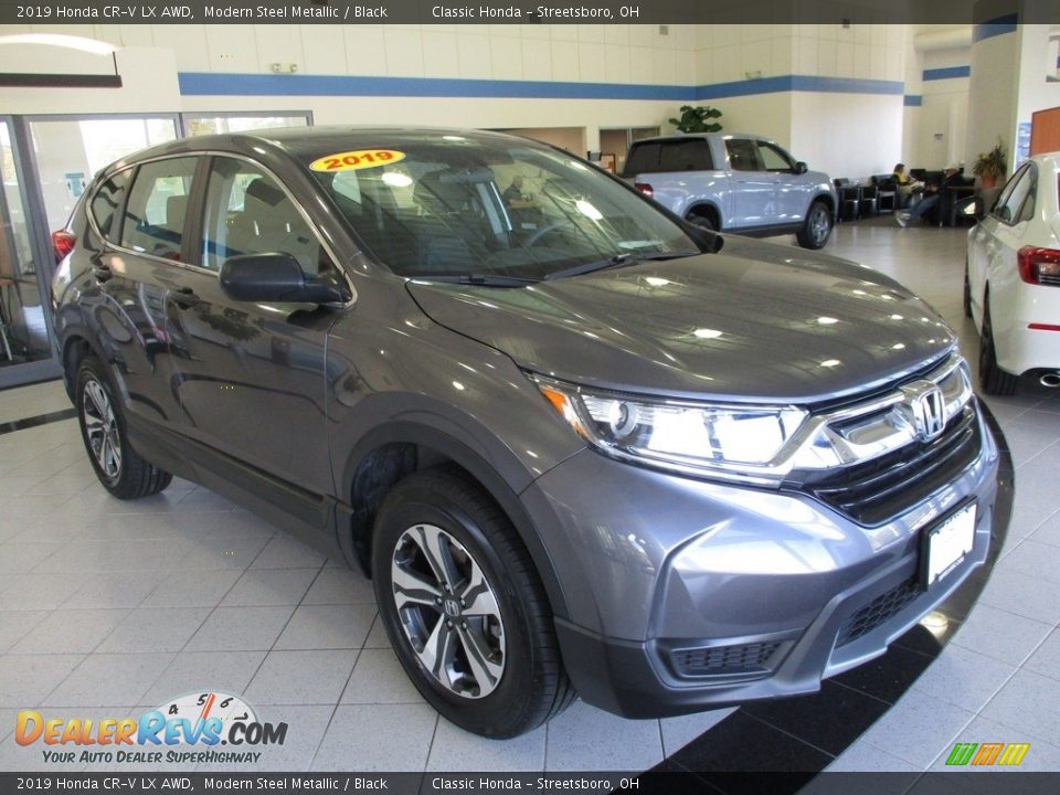 2019 Honda CR-V LX AWD Modern Steel Metallic / Black Photo #3