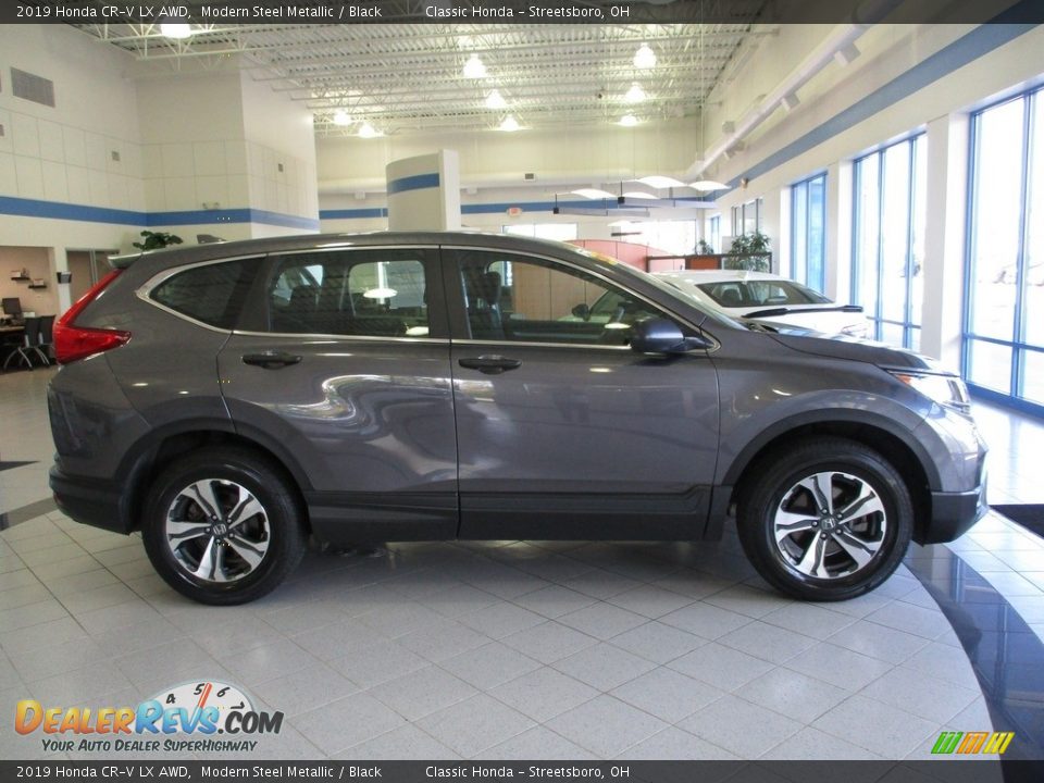 2019 Honda CR-V LX AWD Modern Steel Metallic / Black Photo #4