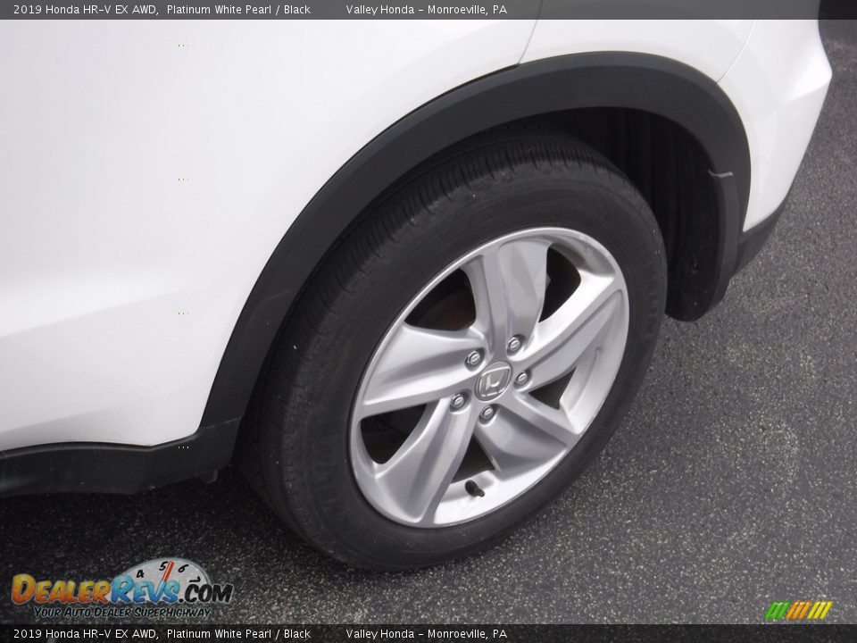 2019 Honda HR-V EX AWD Platinum White Pearl / Black Photo #3