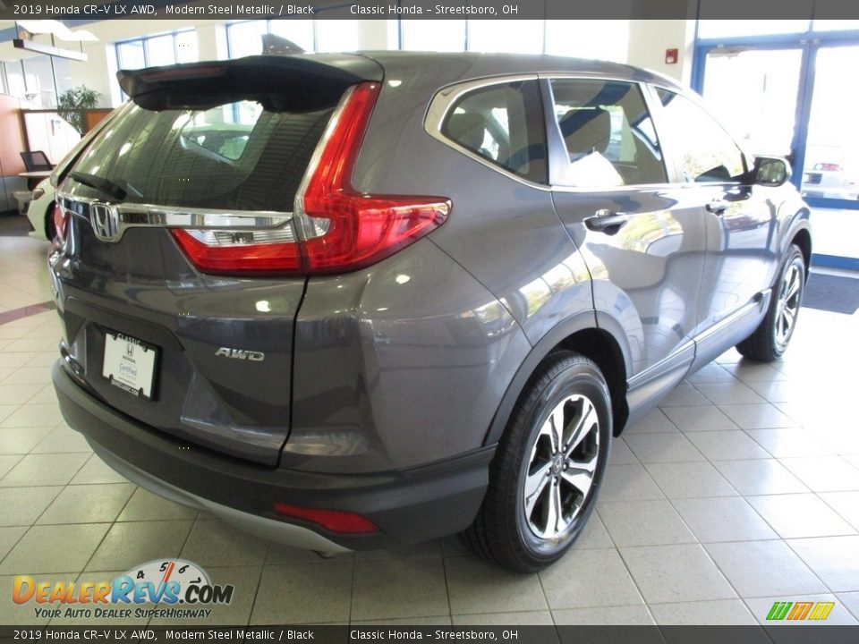 2019 Honda CR-V LX AWD Modern Steel Metallic / Black Photo #7