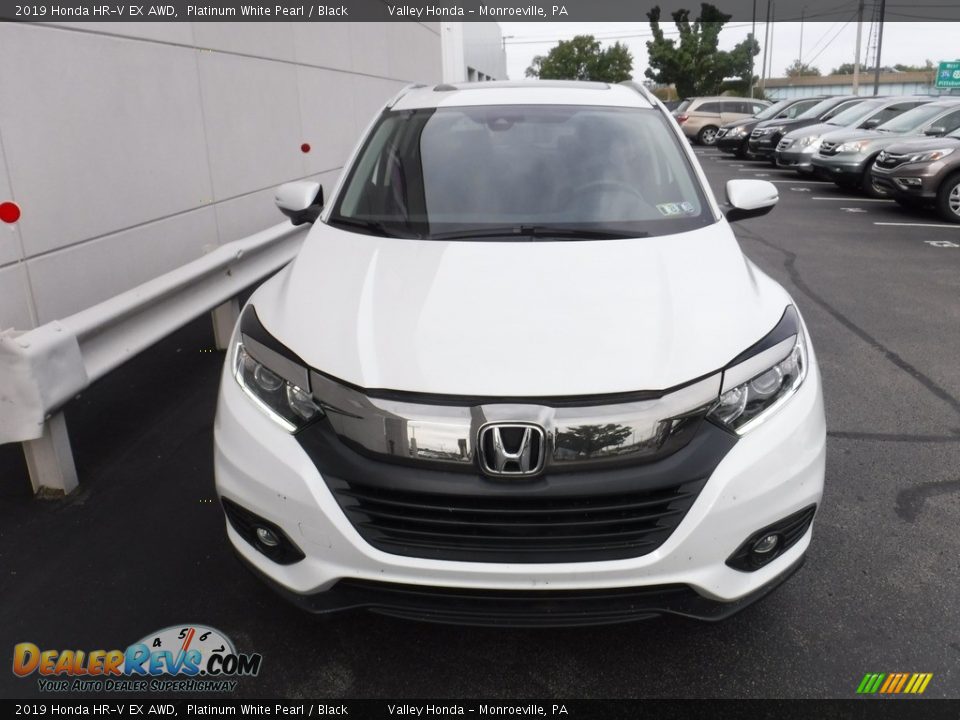 2019 Honda HR-V EX AWD Platinum White Pearl / Black Photo #5