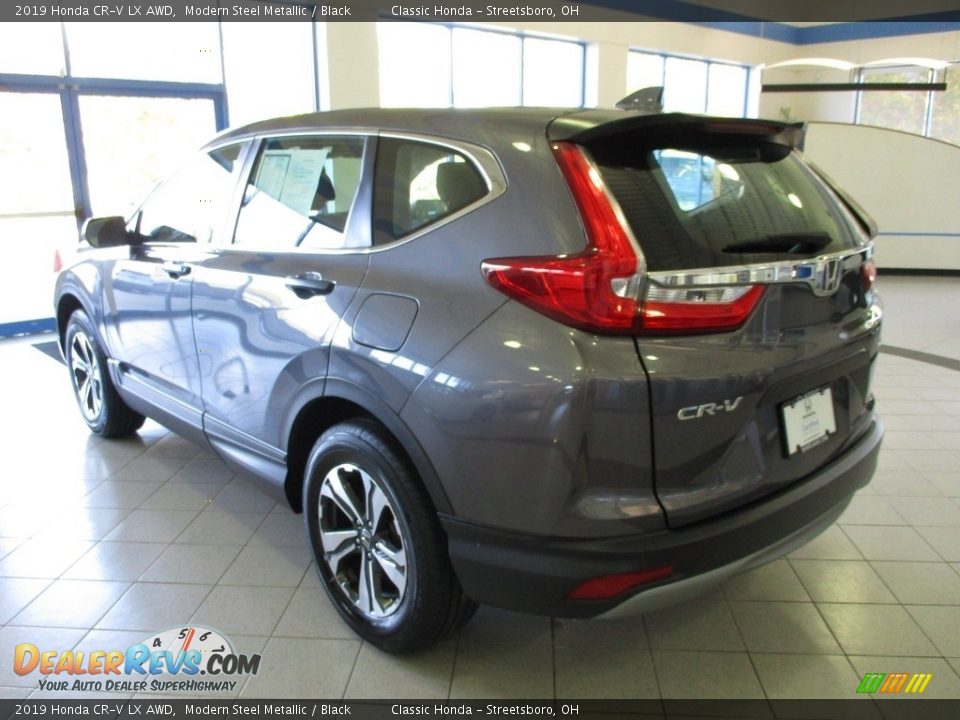 2019 Honda CR-V LX AWD Modern Steel Metallic / Black Photo #9