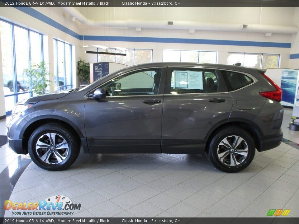 2019 Honda CR-V LX AWD Modern Steel Metallic / Black Photo #10