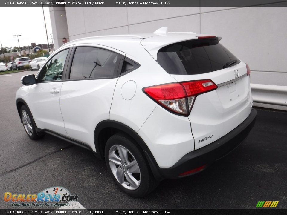2019 Honda HR-V EX AWD Platinum White Pearl / Black Photo #10