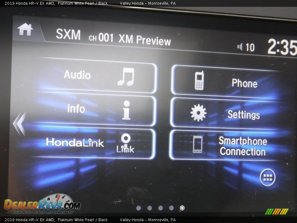 2019 Honda HR-V EX AWD Platinum White Pearl / Black Photo #18