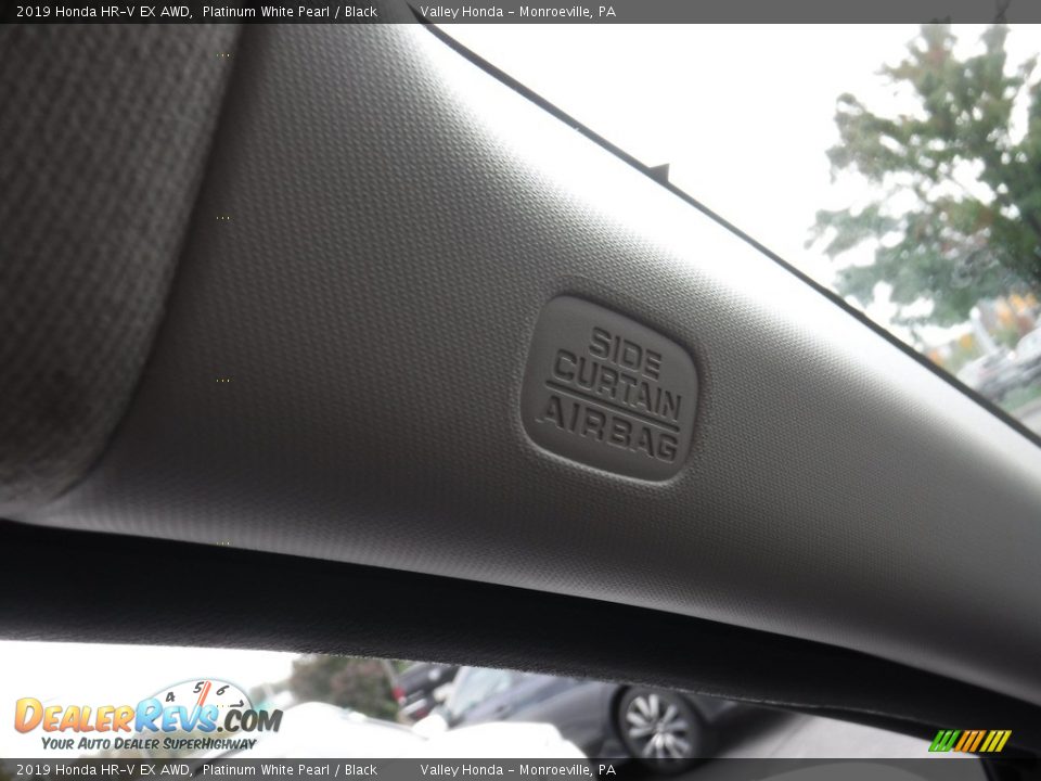 2019 Honda HR-V EX AWD Platinum White Pearl / Black Photo #21