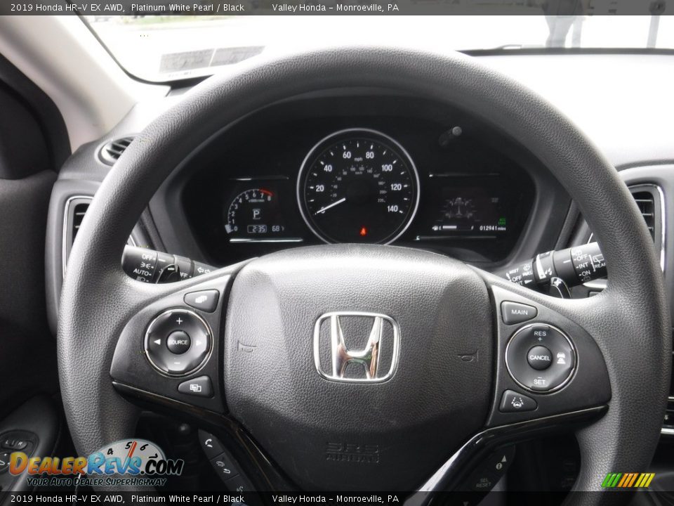2019 Honda HR-V EX AWD Platinum White Pearl / Black Photo #22