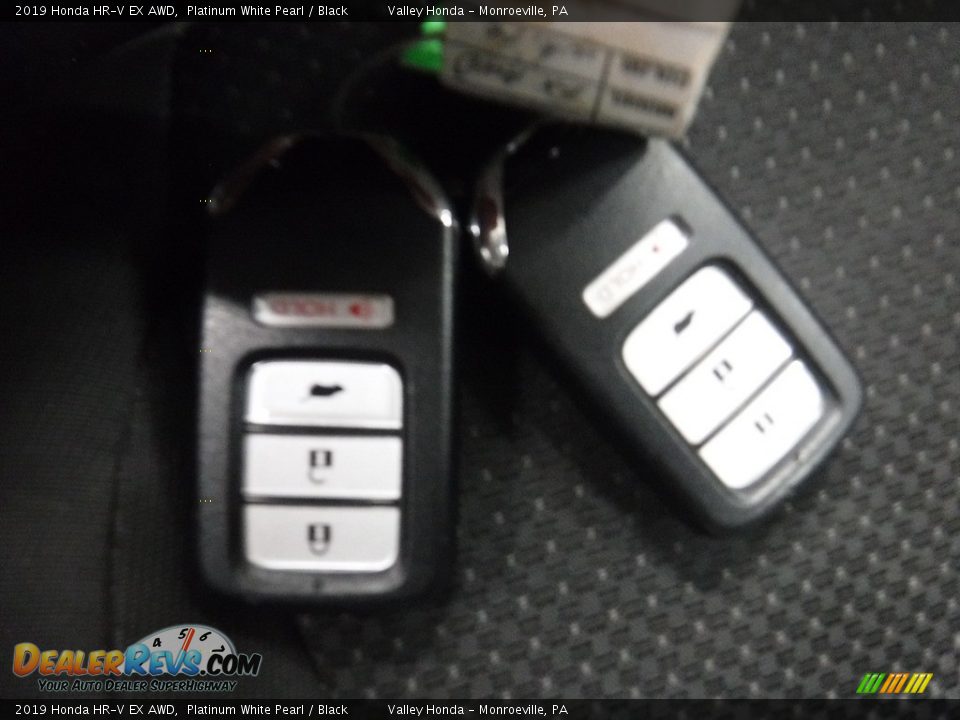 2019 Honda HR-V EX AWD Platinum White Pearl / Black Photo #29