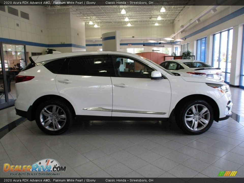 2020 Acura RDX Advance AWD Platinum White Pearl / Ebony Photo #4