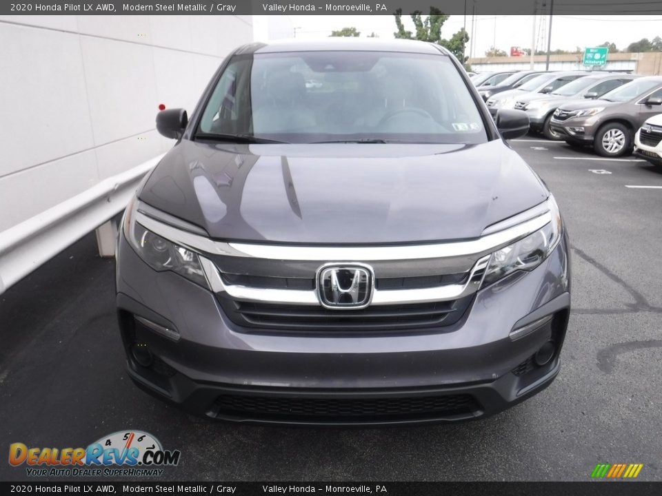 2020 Honda Pilot LX AWD Modern Steel Metallic / Gray Photo #4