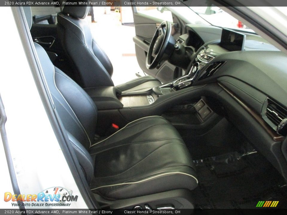 2020 Acura RDX Advance AWD Platinum White Pearl / Ebony Photo #16