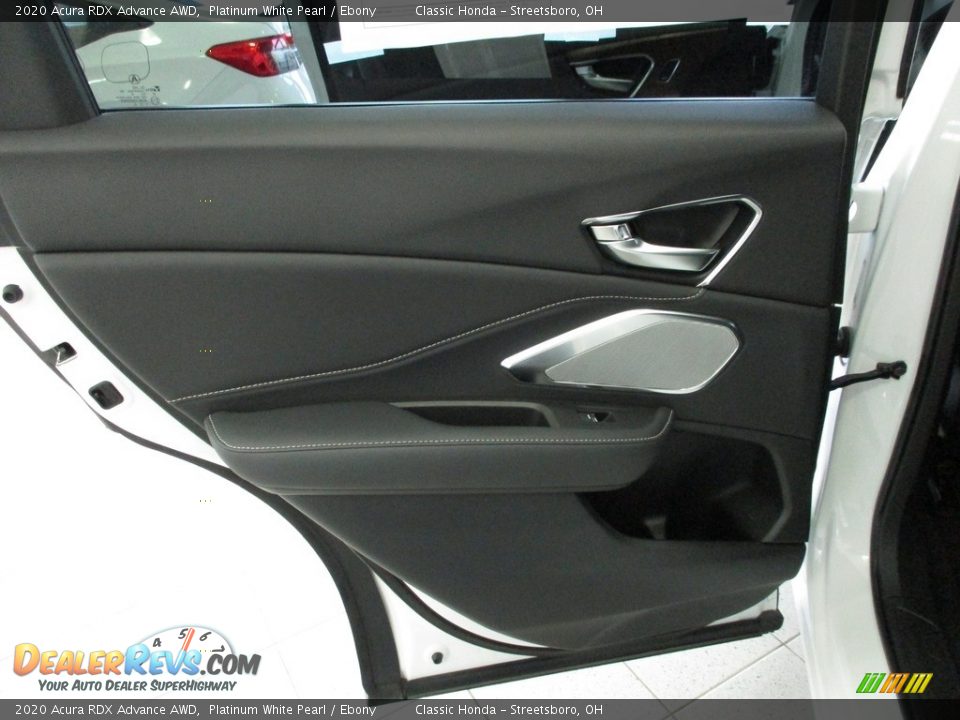 2020 Acura RDX Advance AWD Platinum White Pearl / Ebony Photo #23