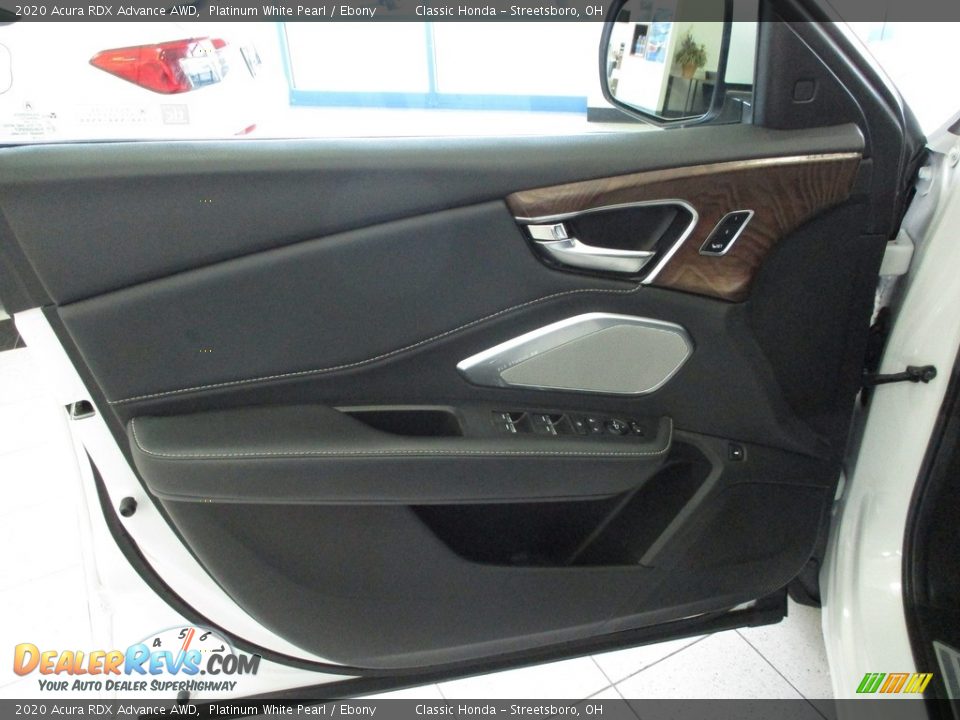 2020 Acura RDX Advance AWD Platinum White Pearl / Ebony Photo #26
