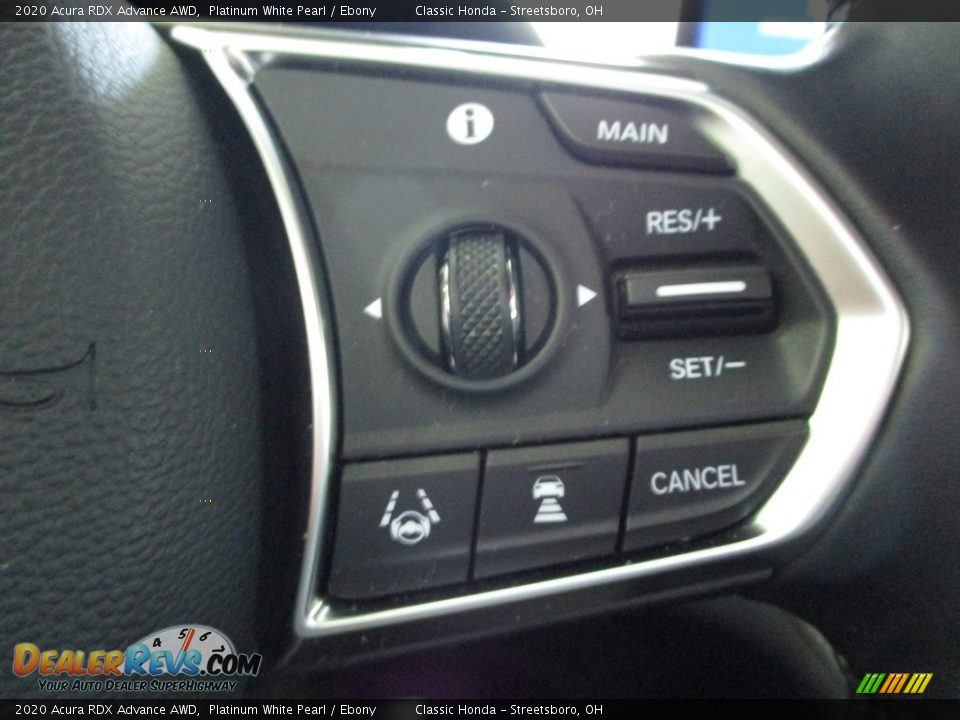 2020 Acura RDX Advance AWD Platinum White Pearl / Ebony Photo #32