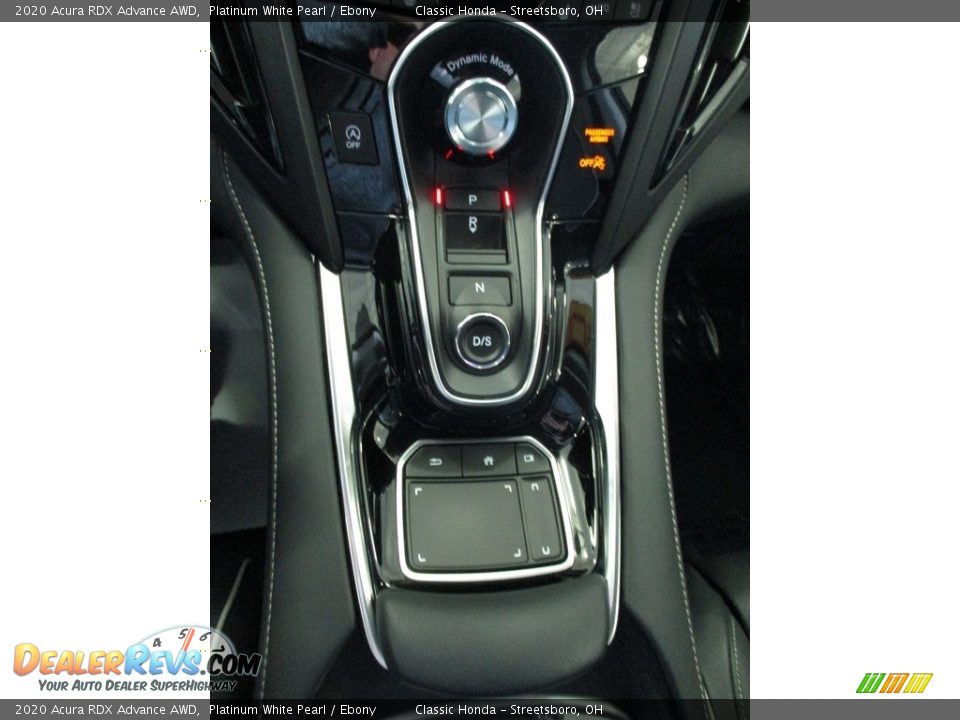 2020 Acura RDX Advance AWD Platinum White Pearl / Ebony Photo #34