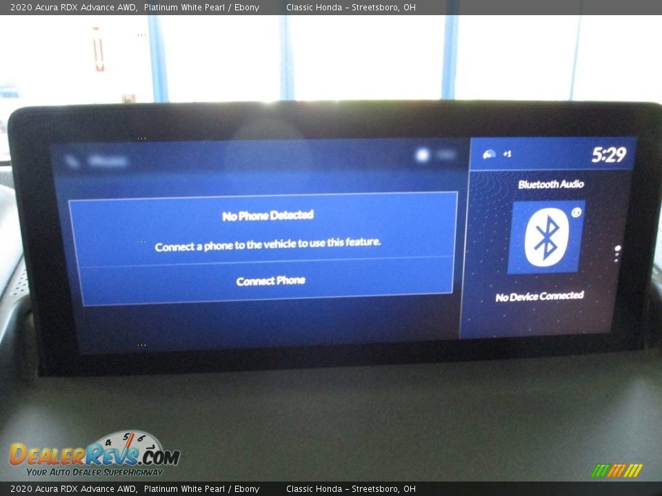 2020 Acura RDX Advance AWD Platinum White Pearl / Ebony Photo #36