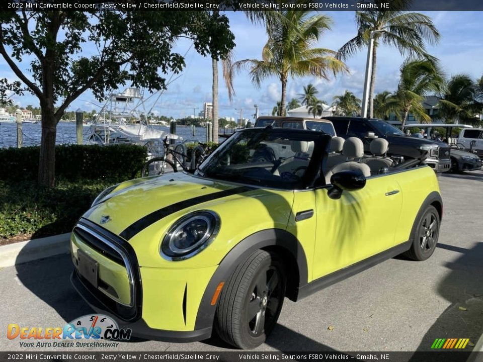 Zesty Yellow 2022 Mini Convertible Cooper Photo #2