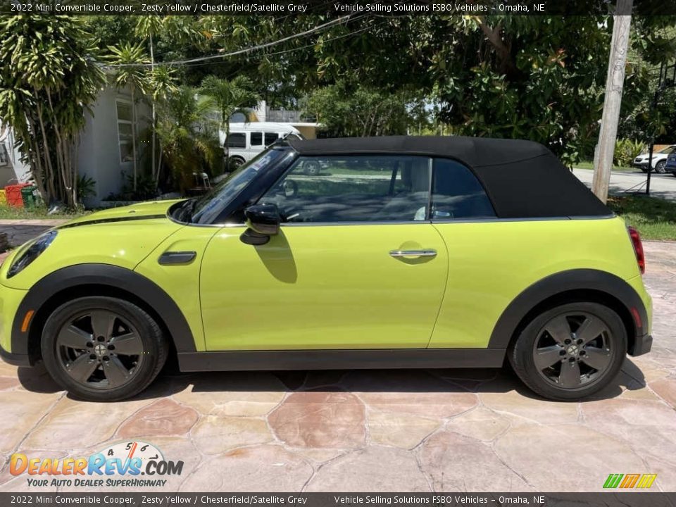 Zesty Yellow 2022 Mini Convertible Cooper Photo #7