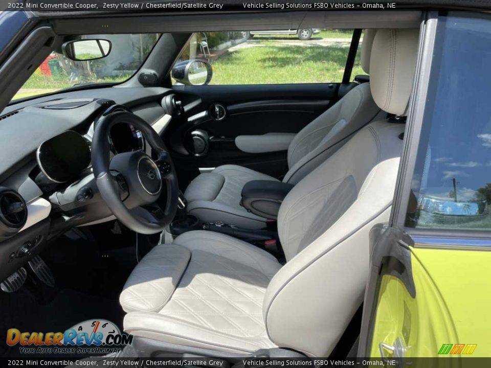 Chesterfield/Satellite Grey Interior - 2022 Mini Convertible Cooper Photo #22