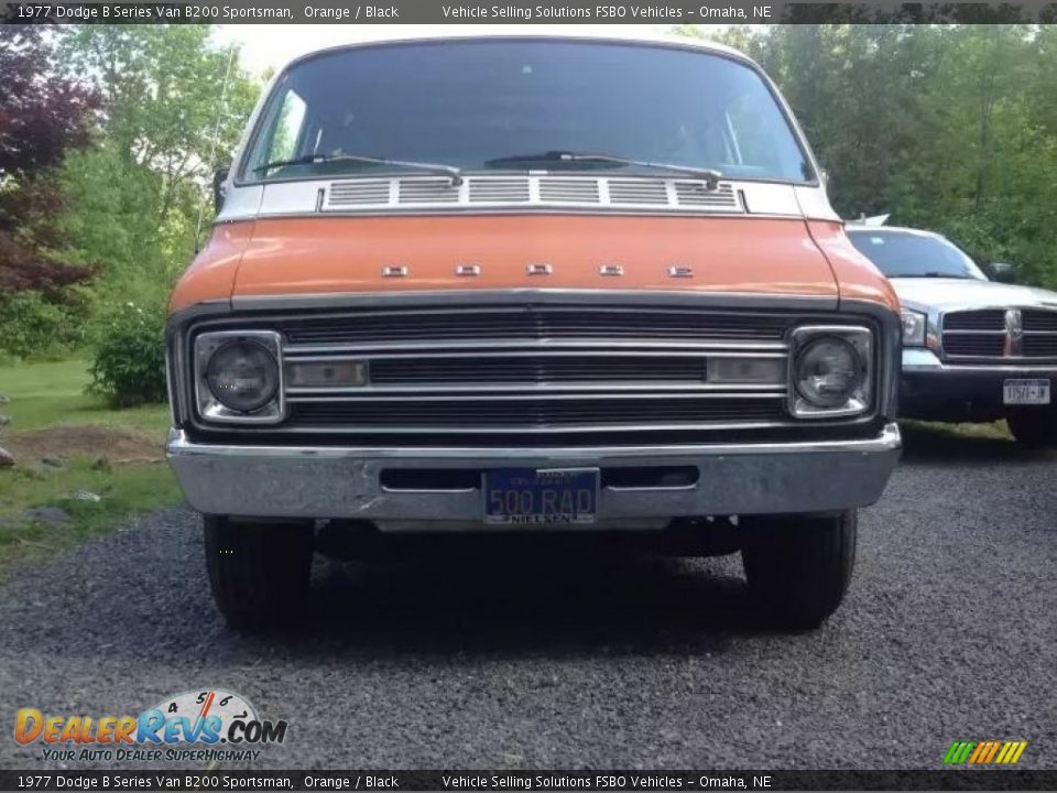 1977 Dodge B Series Van B200 Sportsman Orange / Black Photo #5