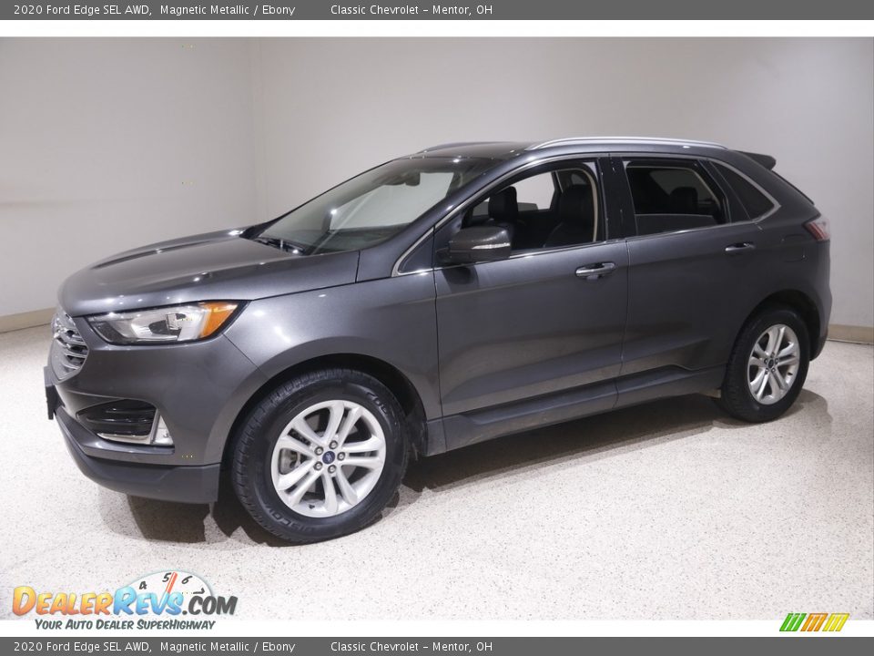 2020 Ford Edge SEL AWD Magnetic Metallic / Ebony Photo #3