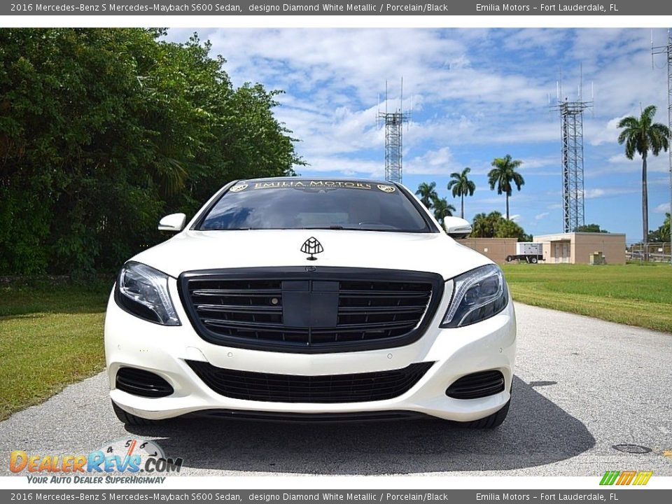 designo Diamond White Metallic 2016 Mercedes-Benz S Mercedes-Maybach S600 Sedan Photo #6