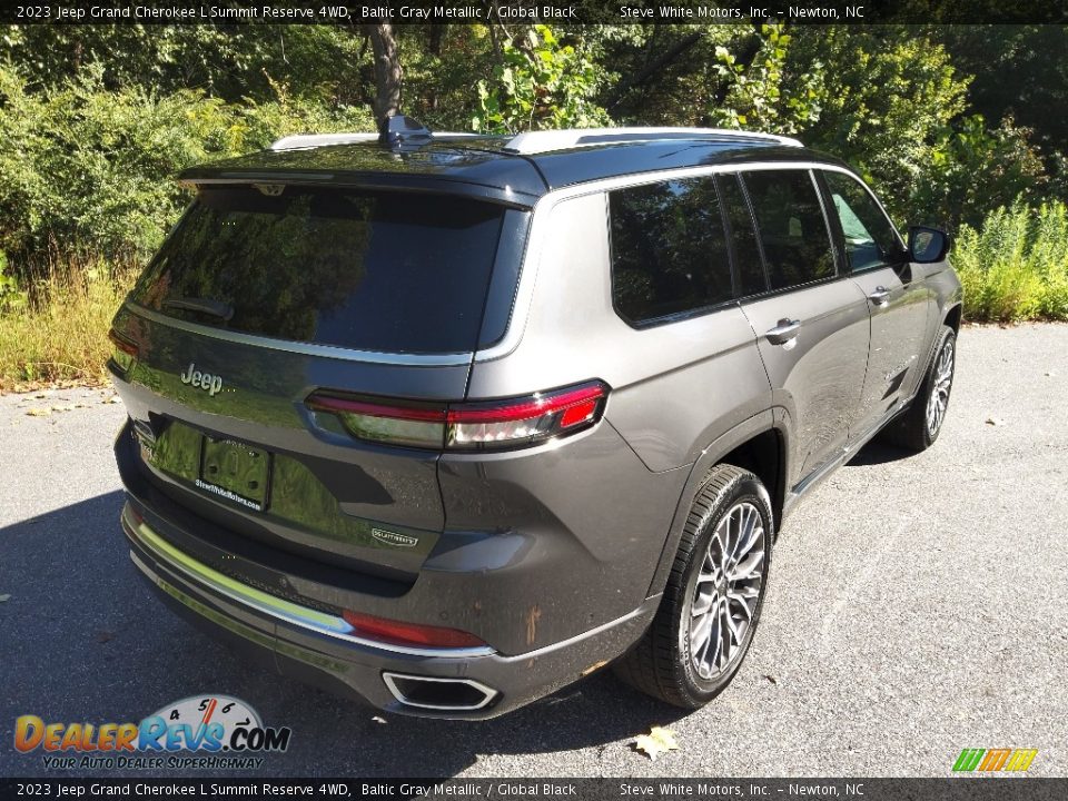 2023 Jeep Grand Cherokee L Summit Reserve 4WD Baltic Gray Metallic / Global Black Photo #6