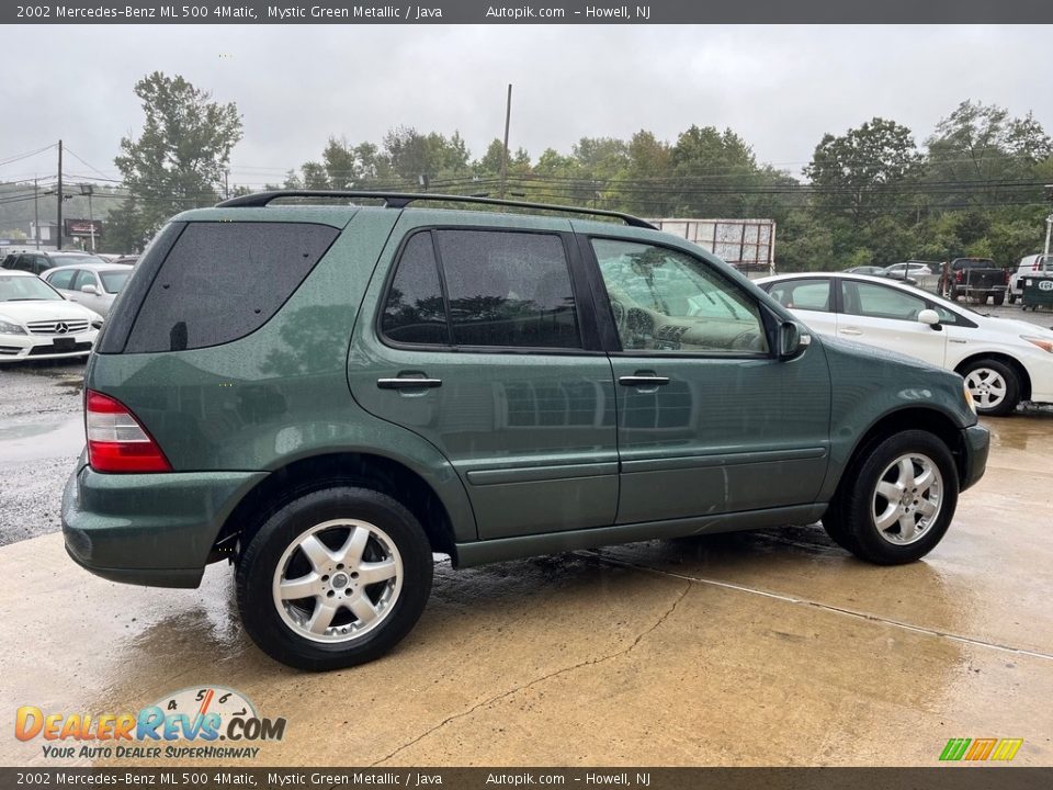 2002 Mercedes-Benz ML 500 4Matic Mystic Green Metallic / Java Photo #9