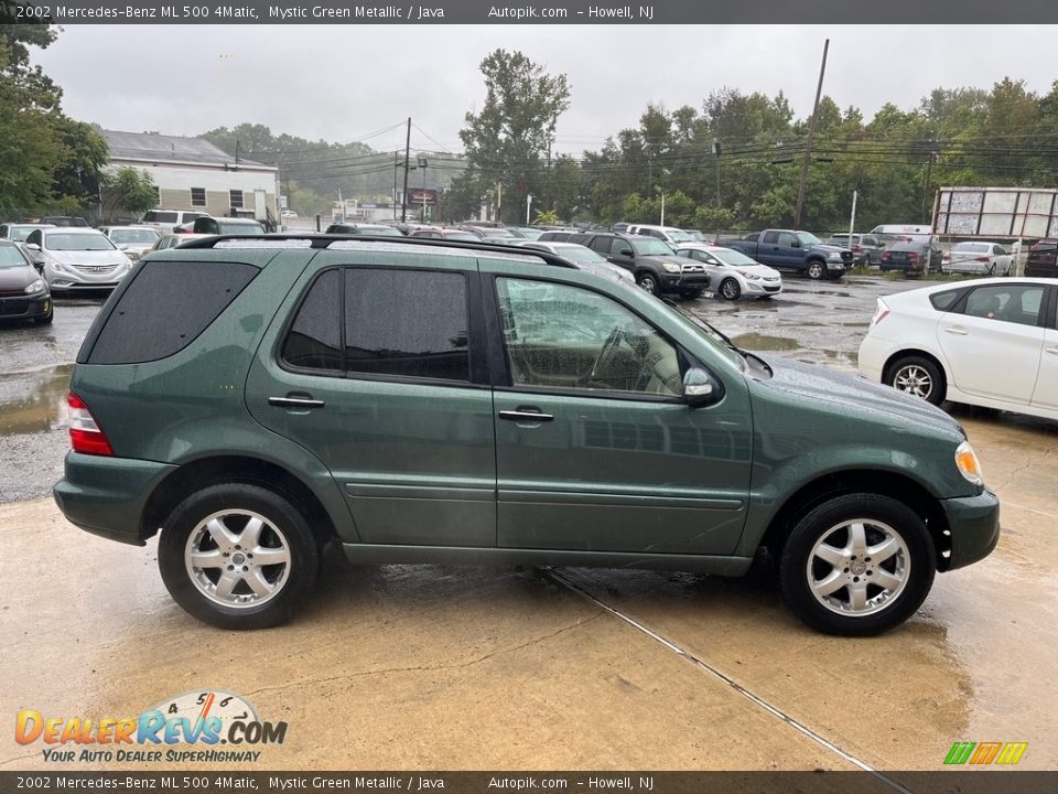 2002 Mercedes-Benz ML 500 4Matic Mystic Green Metallic / Java Photo #10