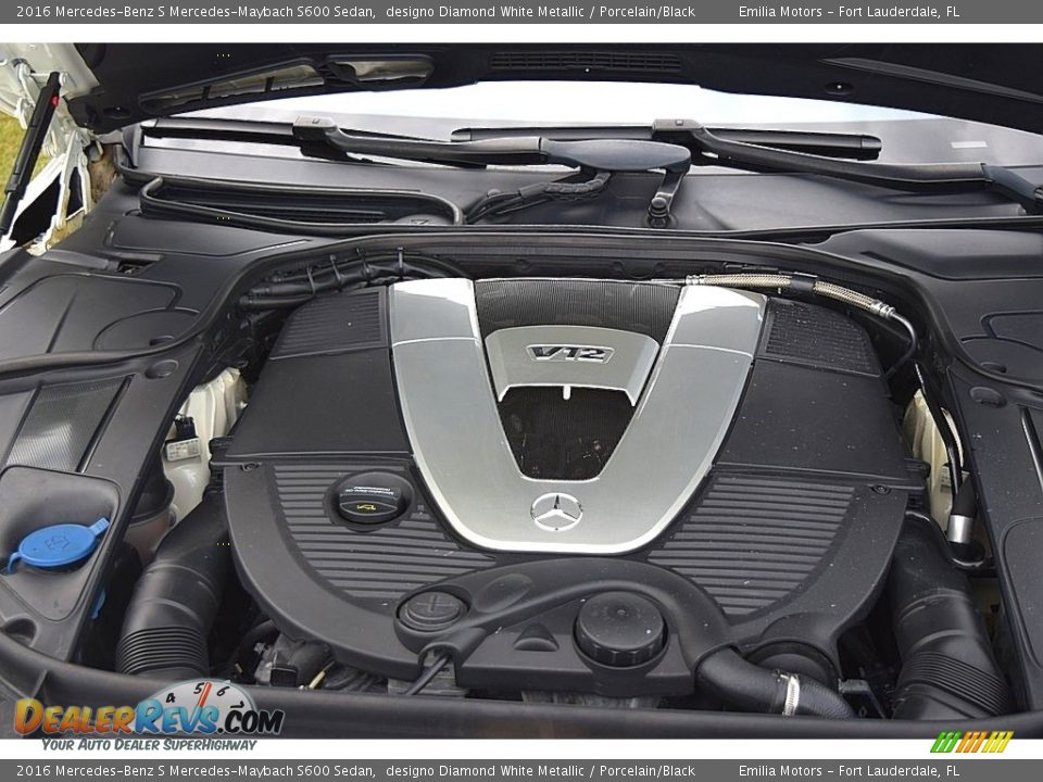 2016 Mercedes-Benz S Mercedes-Maybach S600 Sedan 6.0 Liter biturbo SOHC 36-Valve V12 Engine Photo #43