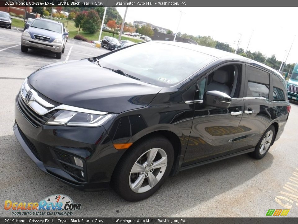 2019 Honda Odyssey EX-L Crystal Black Pearl / Gray Photo #5