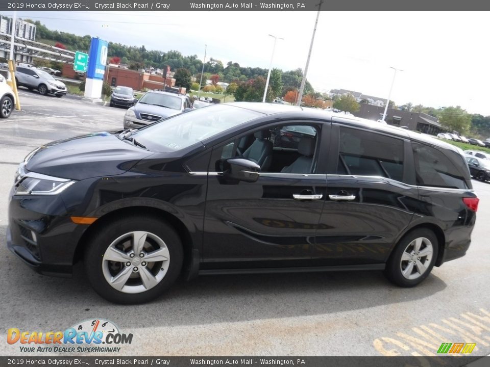 2019 Honda Odyssey EX-L Crystal Black Pearl / Gray Photo #6