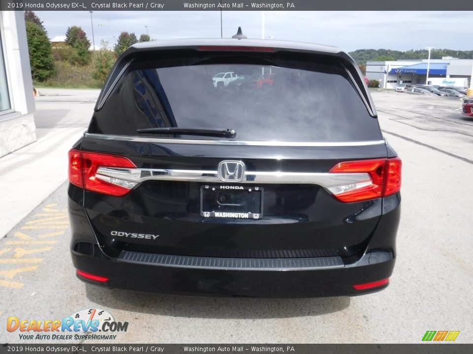 2019 Honda Odyssey EX-L Crystal Black Pearl / Gray Photo #7