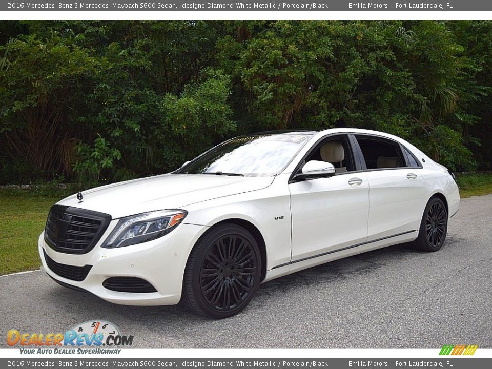 designo Diamond White Metallic 2016 Mercedes-Benz S Mercedes-Maybach S600 Sedan Photo #46