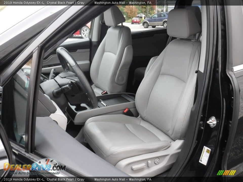 2019 Honda Odyssey EX-L Crystal Black Pearl / Gray Photo #14