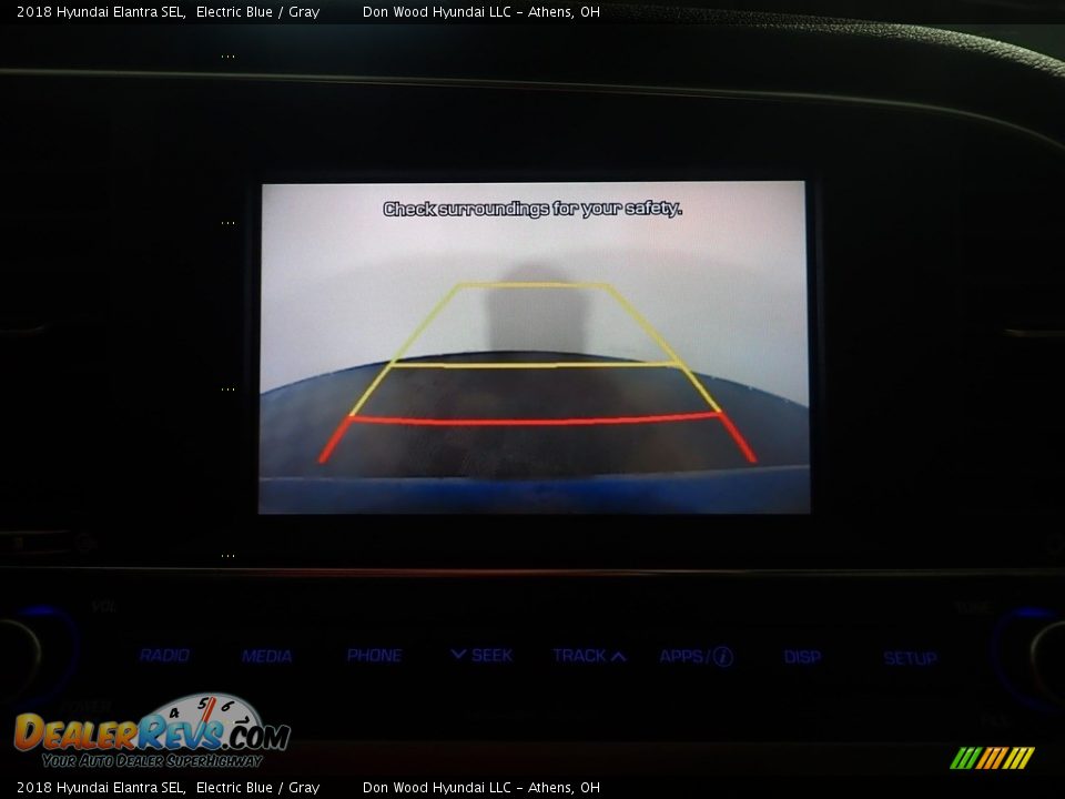 2018 Hyundai Elantra SEL Electric Blue / Gray Photo #2