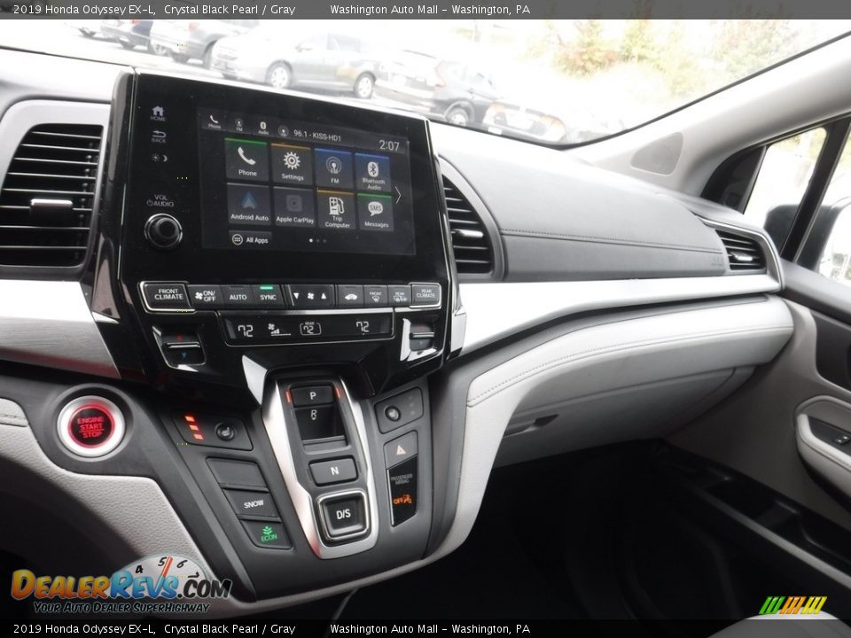 2019 Honda Odyssey EX-L Crystal Black Pearl / Gray Photo #15