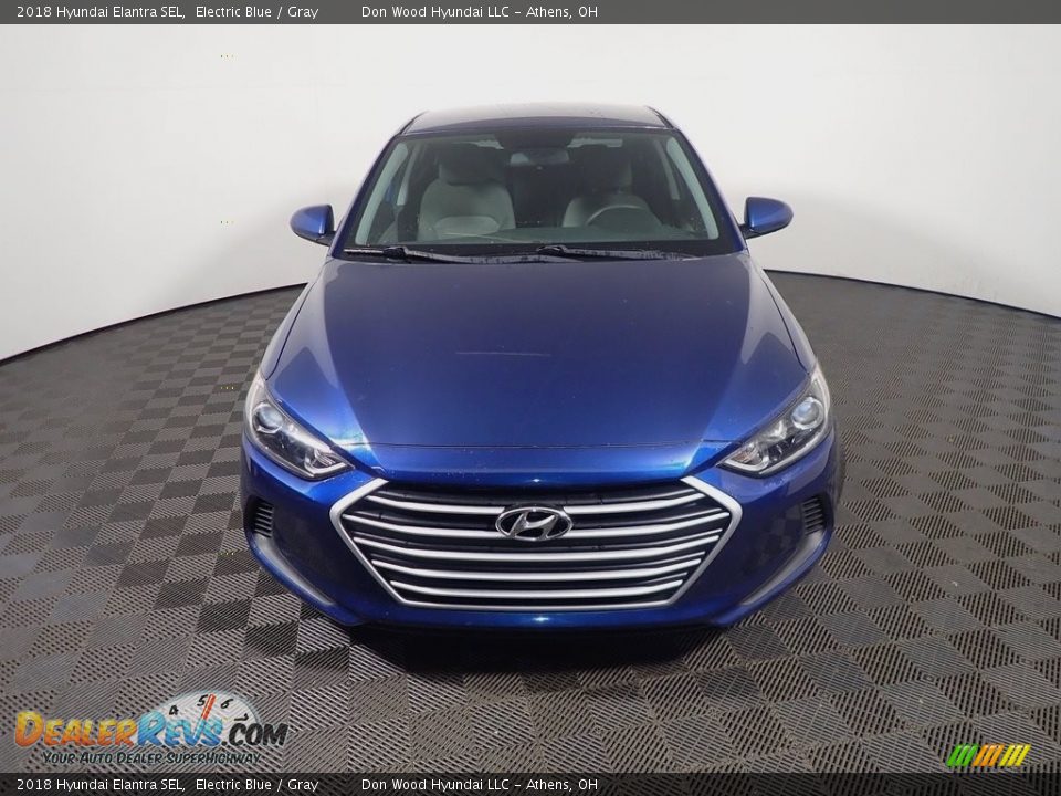 2018 Hyundai Elantra SEL Electric Blue / Gray Photo #5