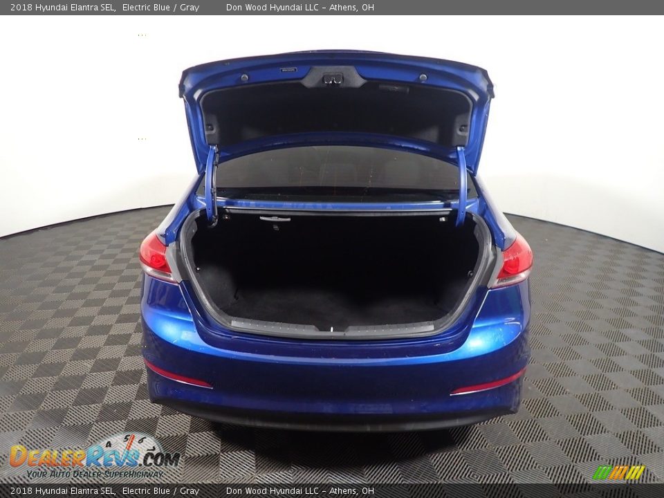 2018 Hyundai Elantra SEL Electric Blue / Gray Photo #14