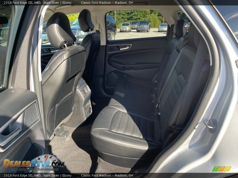 2019 Ford Edge SEL AWD Ingot Silver / Ebony Photo #13