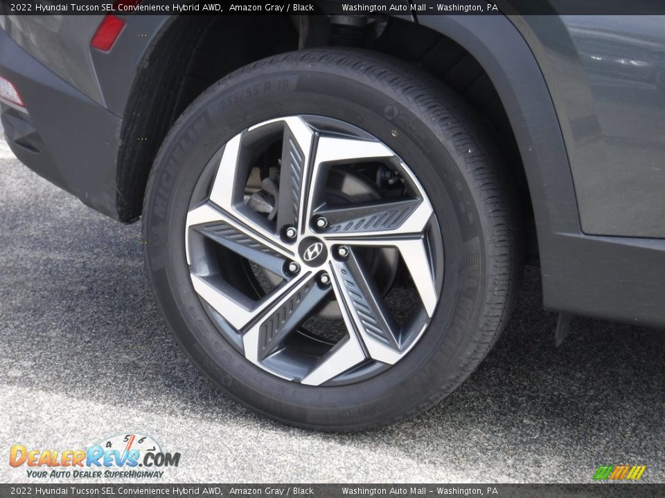 2022 Hyundai Tucson SEL Convienience Hybrid AWD Amazon Gray / Black Photo #4