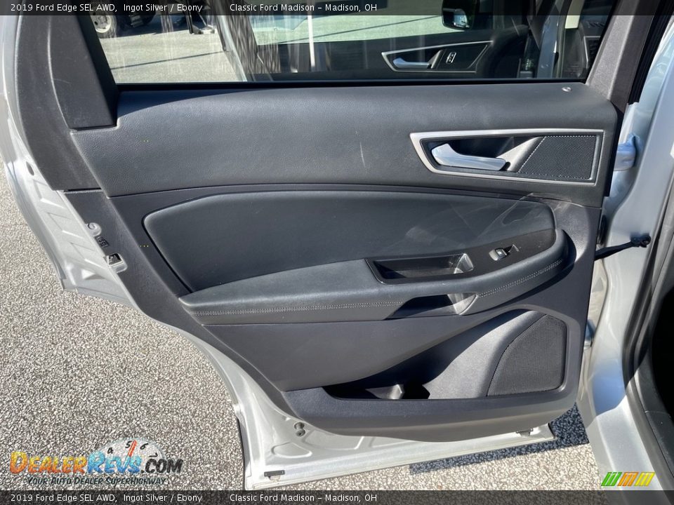 2019 Ford Edge SEL AWD Ingot Silver / Ebony Photo #14