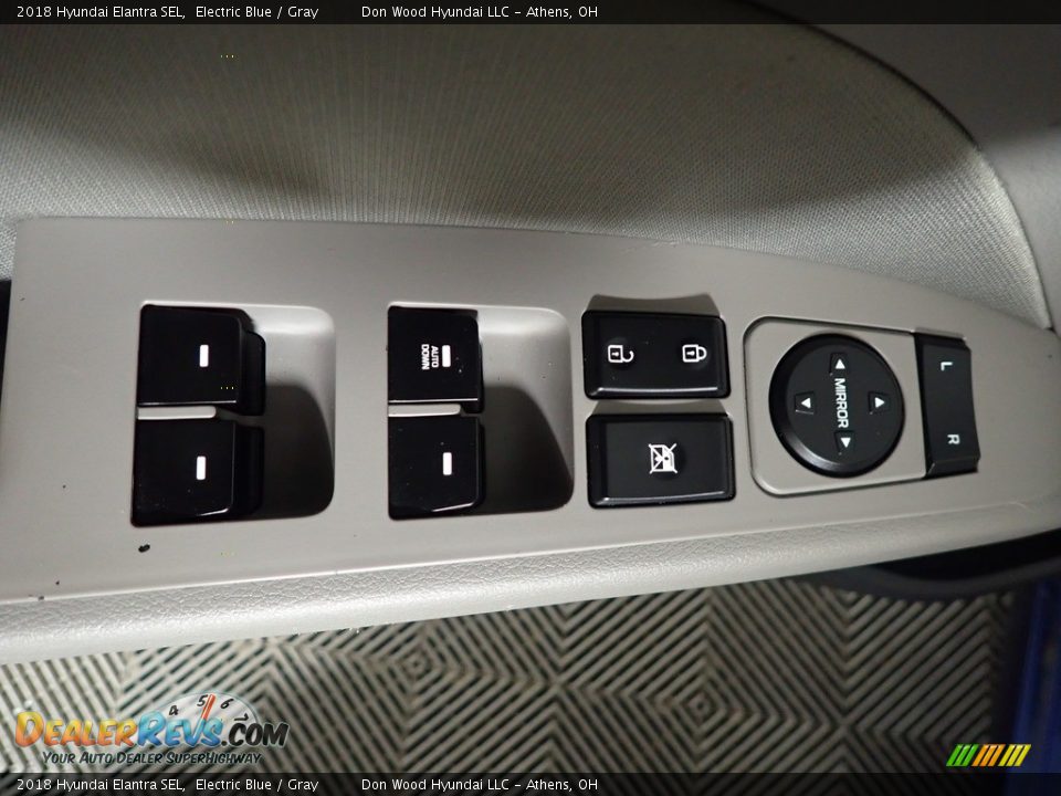 2018 Hyundai Elantra SEL Electric Blue / Gray Photo #19