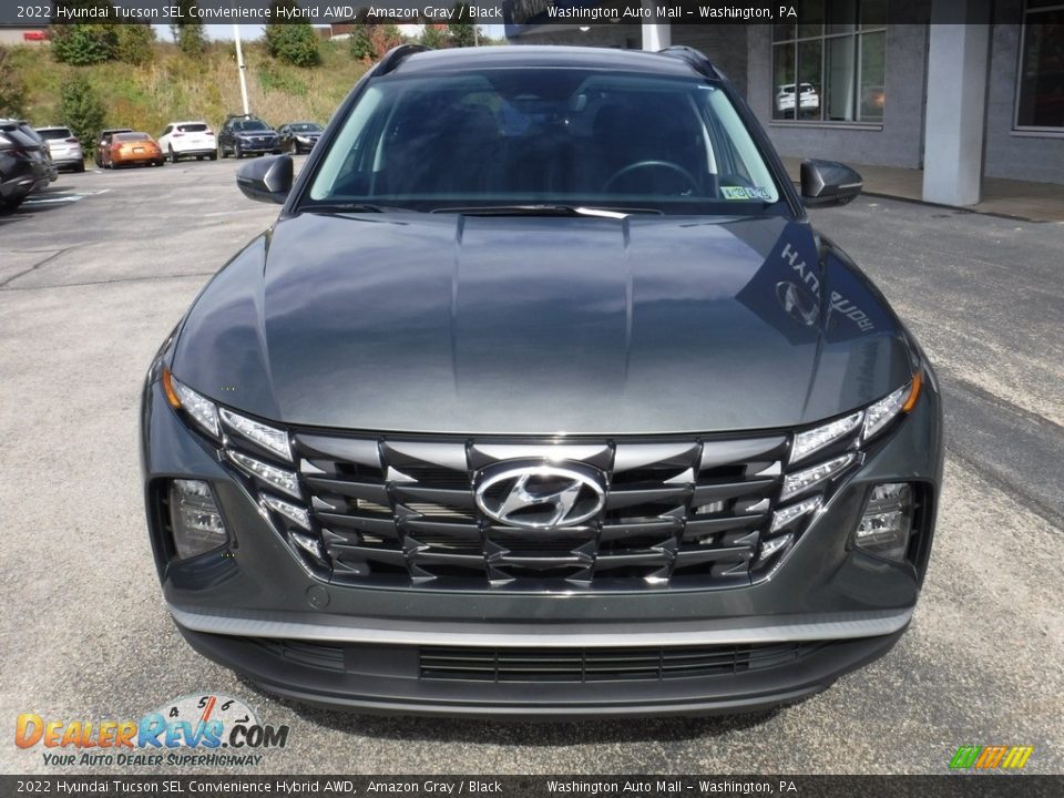 2022 Hyundai Tucson SEL Convienience Hybrid AWD Amazon Gray / Black Photo #5
