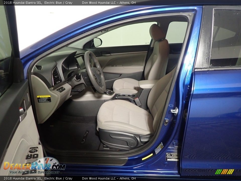 2018 Hyundai Elantra SEL Electric Blue / Gray Photo #20